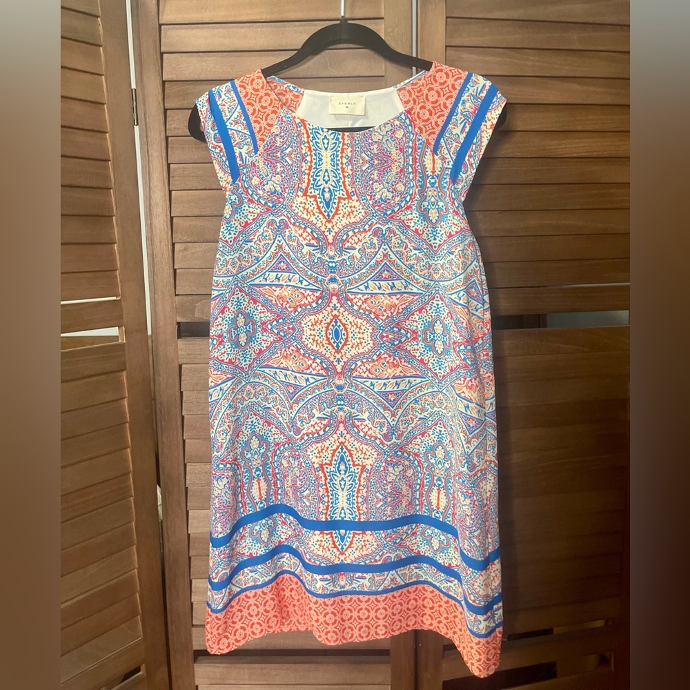 Everly Bohemian Print Shift Dress